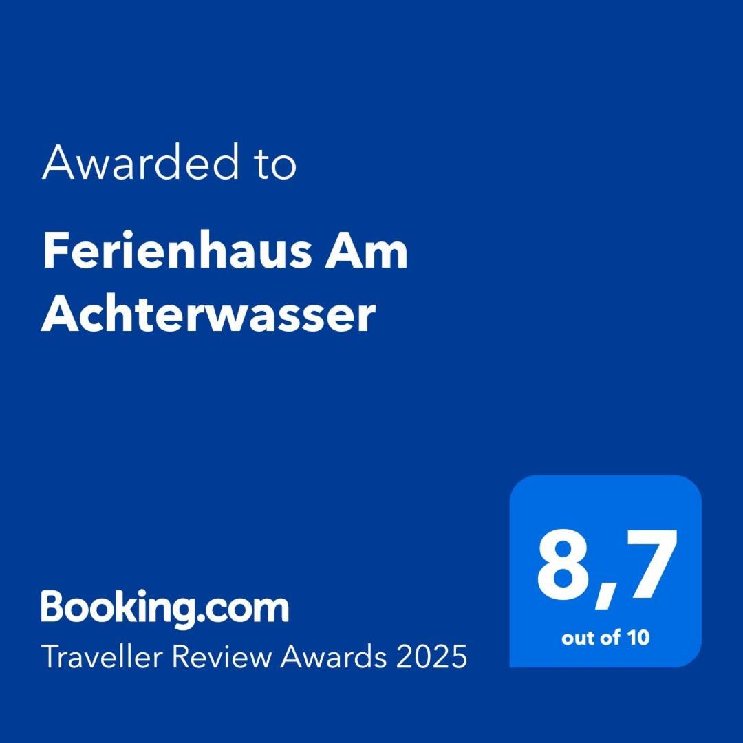 Ferienhaus Am Achterwasser Иккериц Экстерьер фото